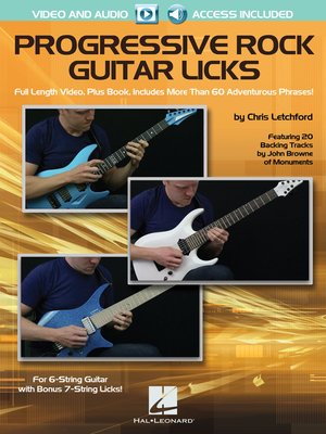 cover image of Progressive Rock Guitar Licks